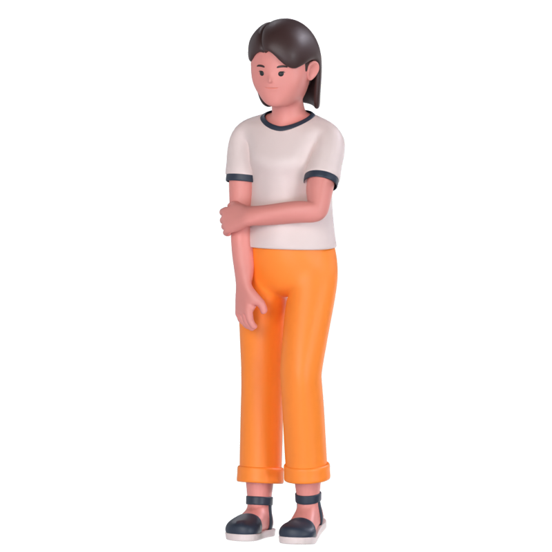 Girl 3D Graphic