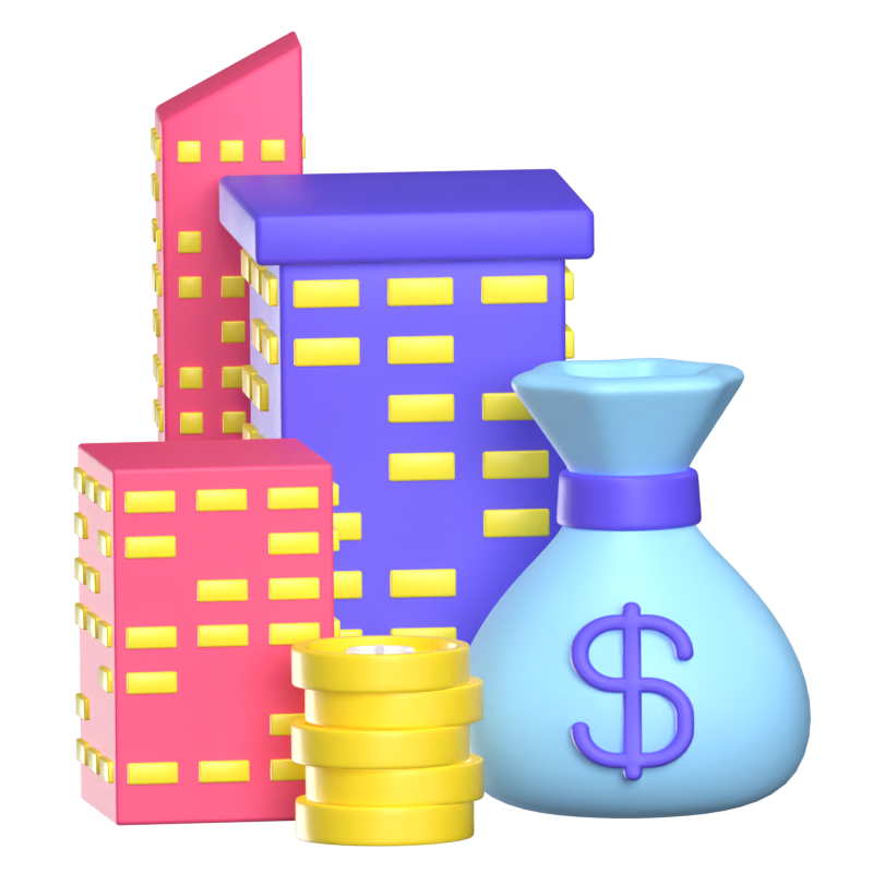 Venture Capital 3D Animated Icon 3D Graphic