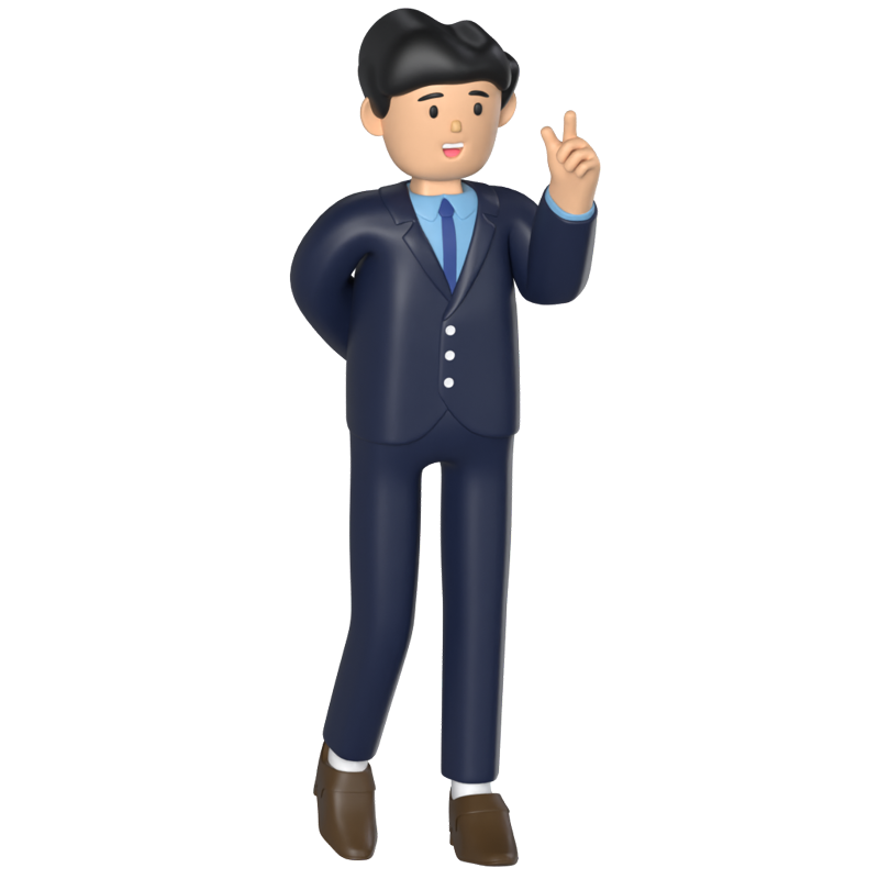 Business Man Ideas 3D Graphic