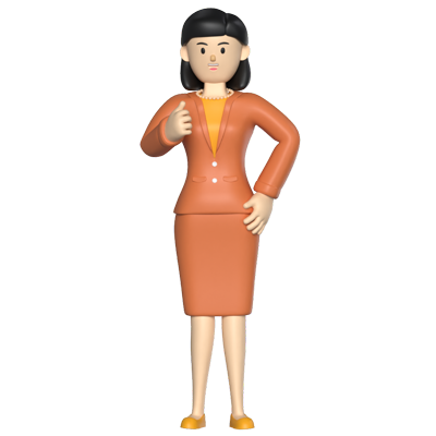 Mujer de negocios Like 3D Graphic