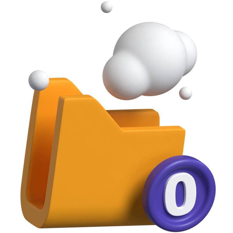 File Not Found Animated 3D Icon 3D Graphic