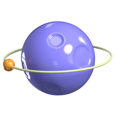 Planet Fun Loading Animated 3D Icon 3D Graphic