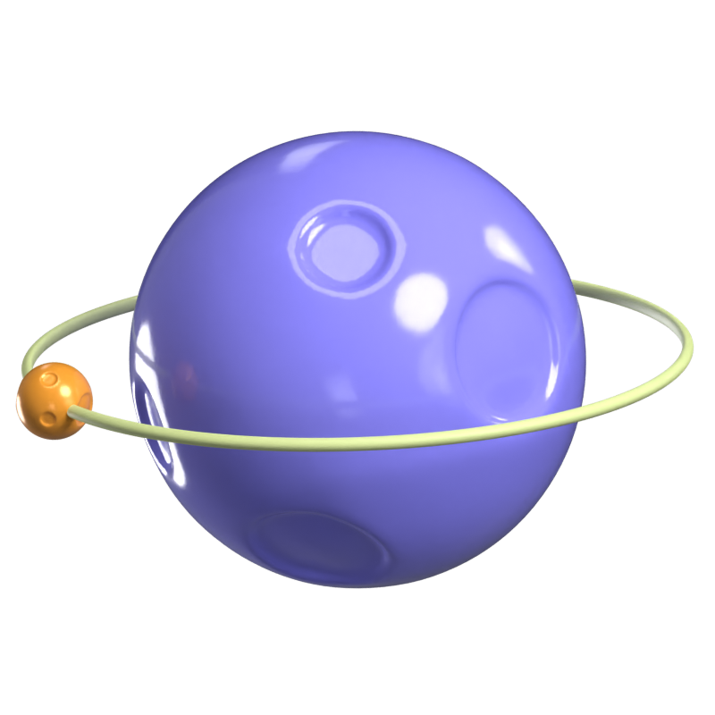 Planet Fun Loading Animated 3D Icon 3D Graphic