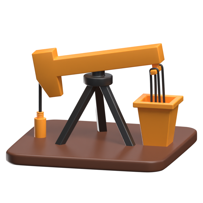 Oil Pump 3D Icon Model