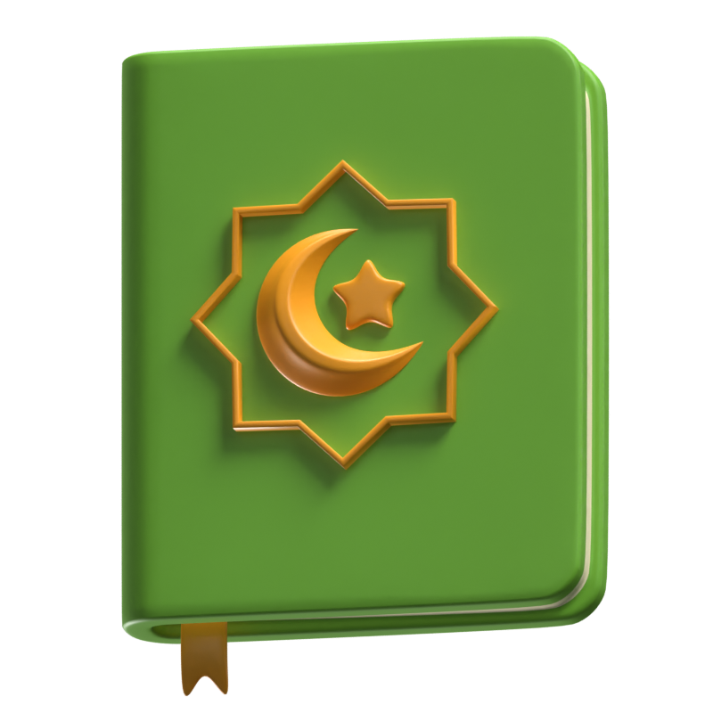 Heiliger Koran 3D Icon Modell