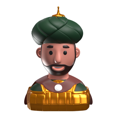 emperador icono 3d 3D Graphic