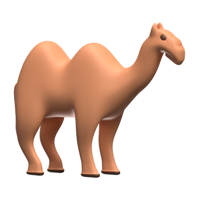 Camel 3D Animal Icon Model 3D Graphic