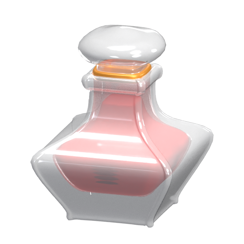 Perfume Árabe Modelo Icono 3D