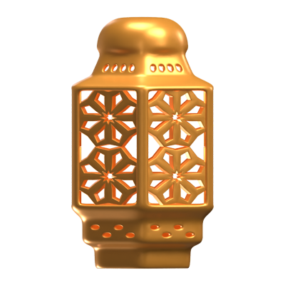 Arabian Lantern 3D Icon 3D Graphic
