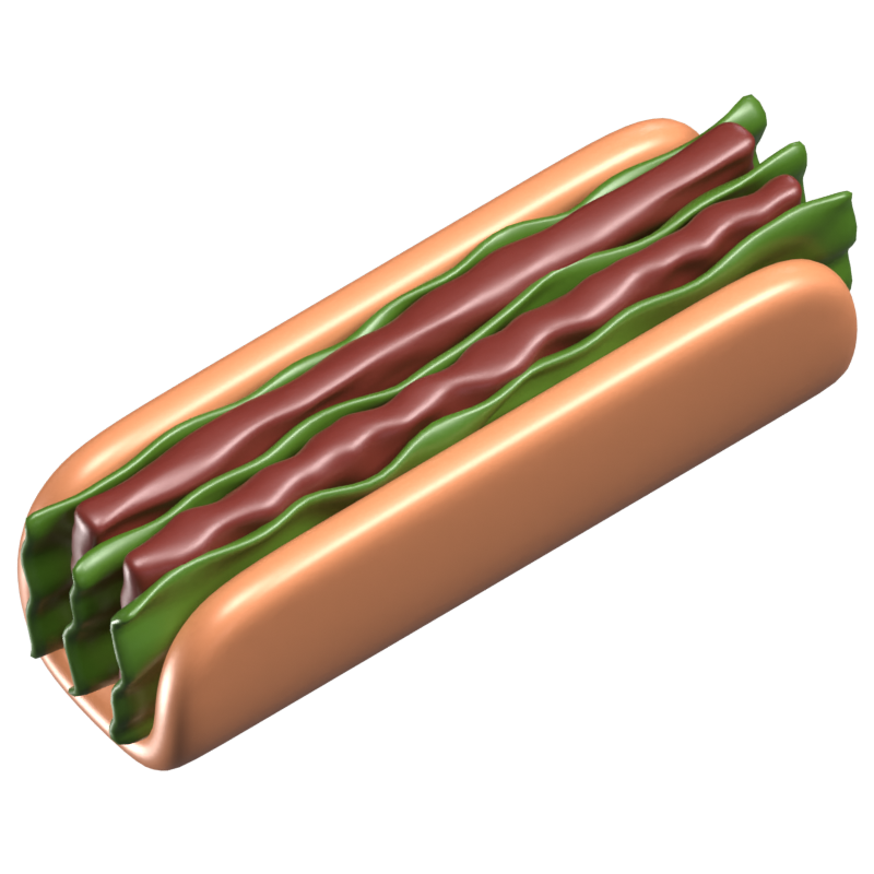 Shawarma 3D Food Icon Model