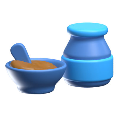 Baby Food 3D Icon 3D Graphic