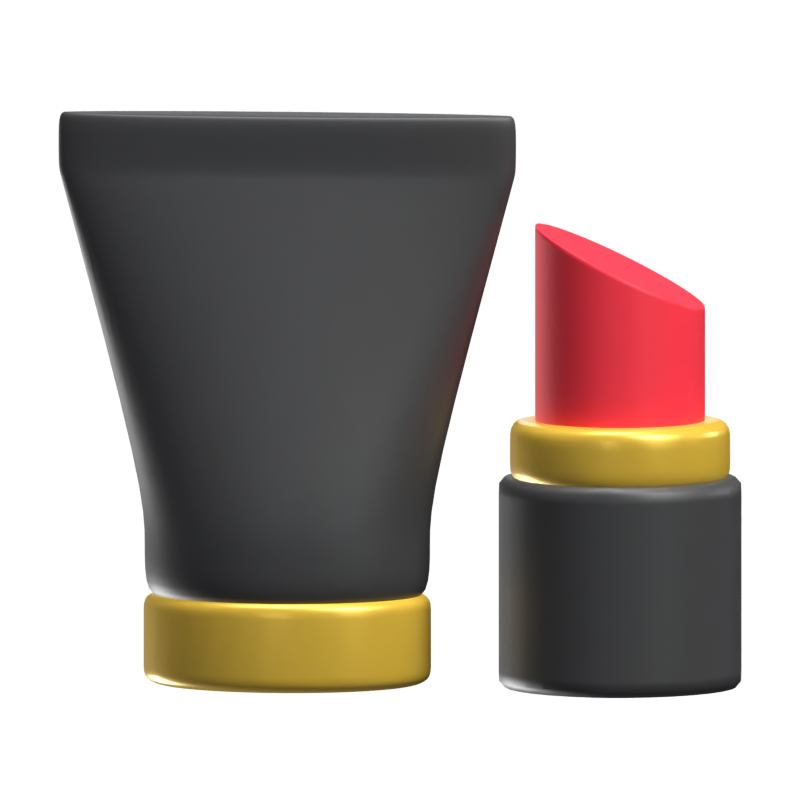 Cosmetics 3D Icon Model 3D Graphic