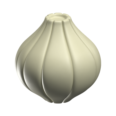 Garlic 3D Icon Model 3D Graphic