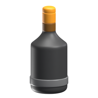 Soy Sauce 3D Icon Model 3D Graphic