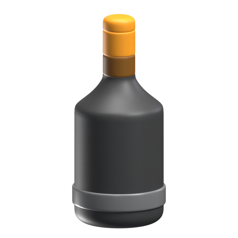 Soy Sauce 3D Icon Model 3D Graphic