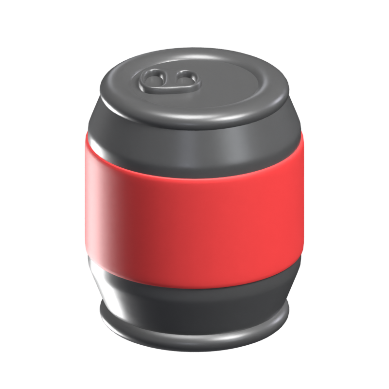 Soda Can 3D Icon Model