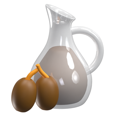 Olive Oil 3D Icon Model 3D Graphic