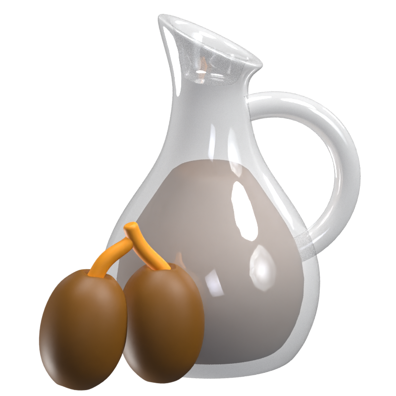 Olive Oil 3D Icon Model 3D Graphic