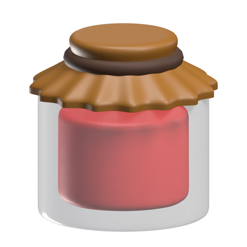 Marmelade 3D-Symbol Modell 3D Graphic