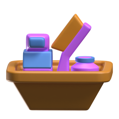 Cleaning Supplies 3D Model 3D Graphic