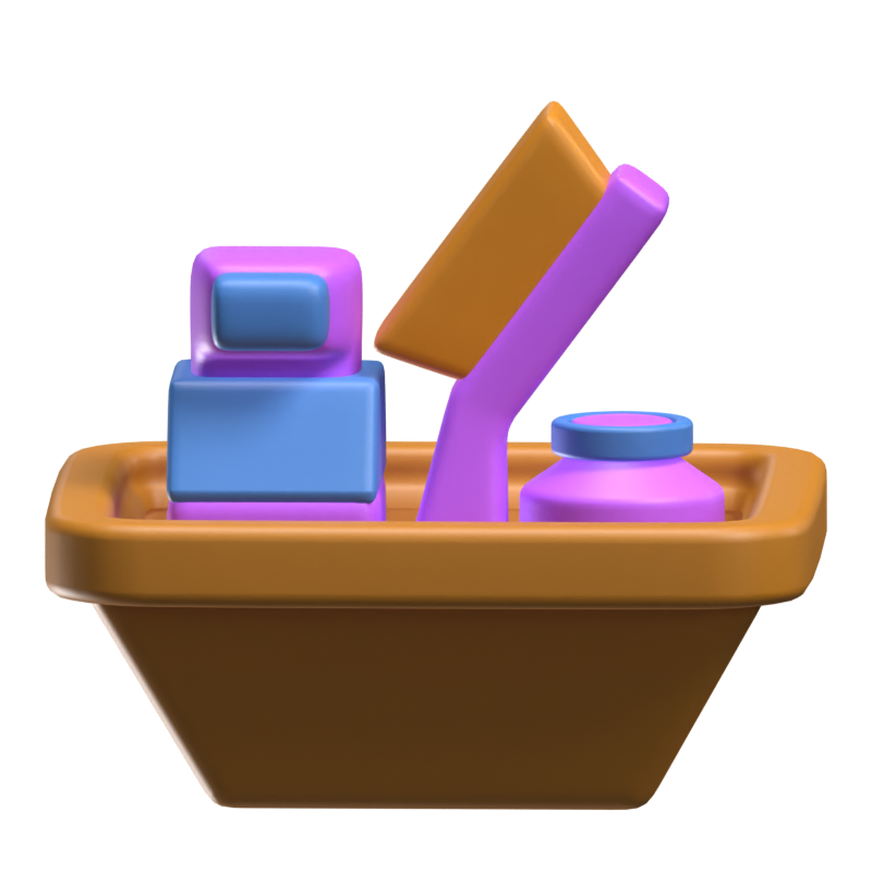 Cleaning Supplies 3D Model 3D Graphic