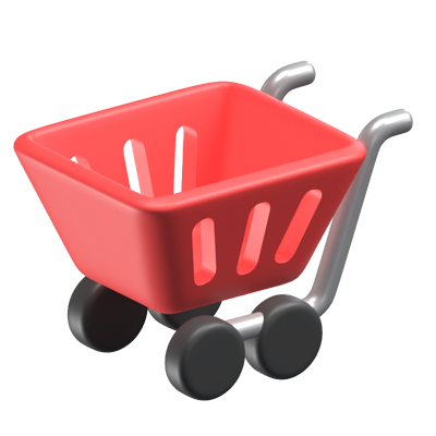 Cart 3D Icon Model 3D Graphic