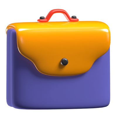 Briefcase 3D Icon Model 3D Graphic