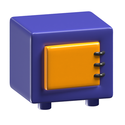 safe box 3d-symbol modell 3D Graphic