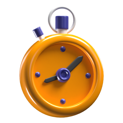 Stopwatch 3D Icon Model 3D Graphic