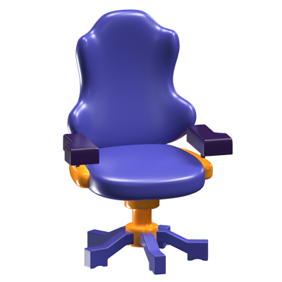 Office Chair 3D Icon Model 3D Graphic