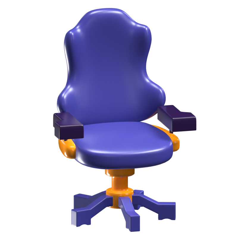 Silla de oficina Modelo Icono 3D 3D Graphic