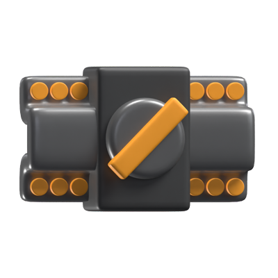 3D Transfer Switch Icon 3D Graphic