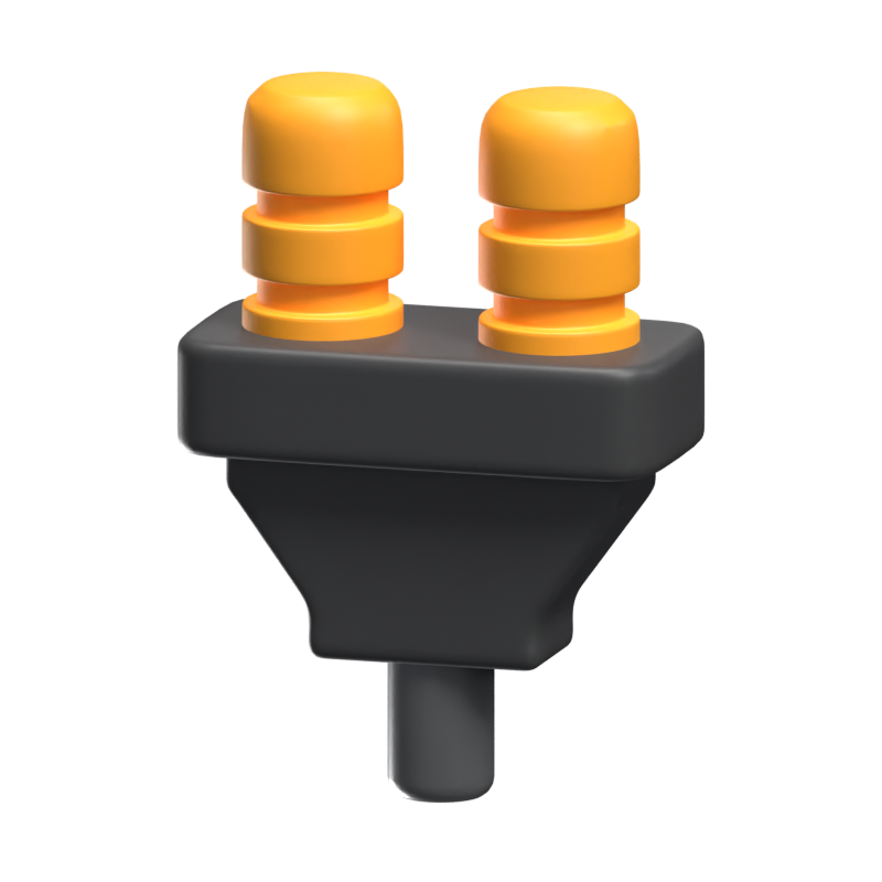 3D Cable Plug Model