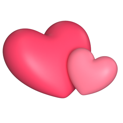 Heart 3D Animated Icon 3D Graphic