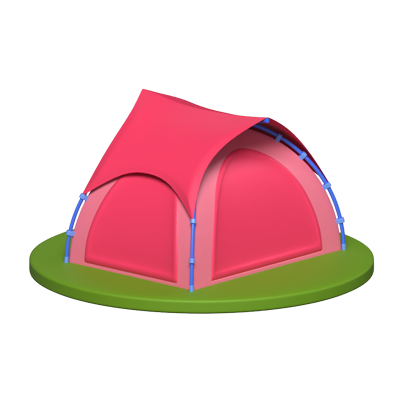Outdoor Adventure 3D Animated Icon 3D Graphic