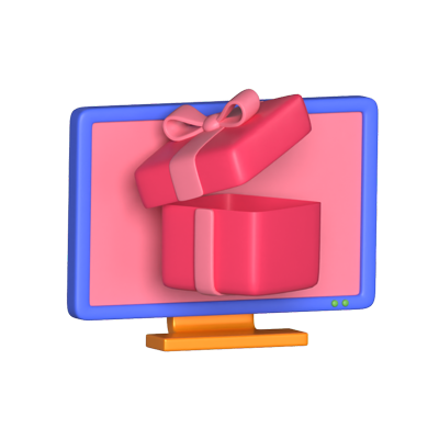 Virtual Gifts 3D Animated Icon 3D Graphic