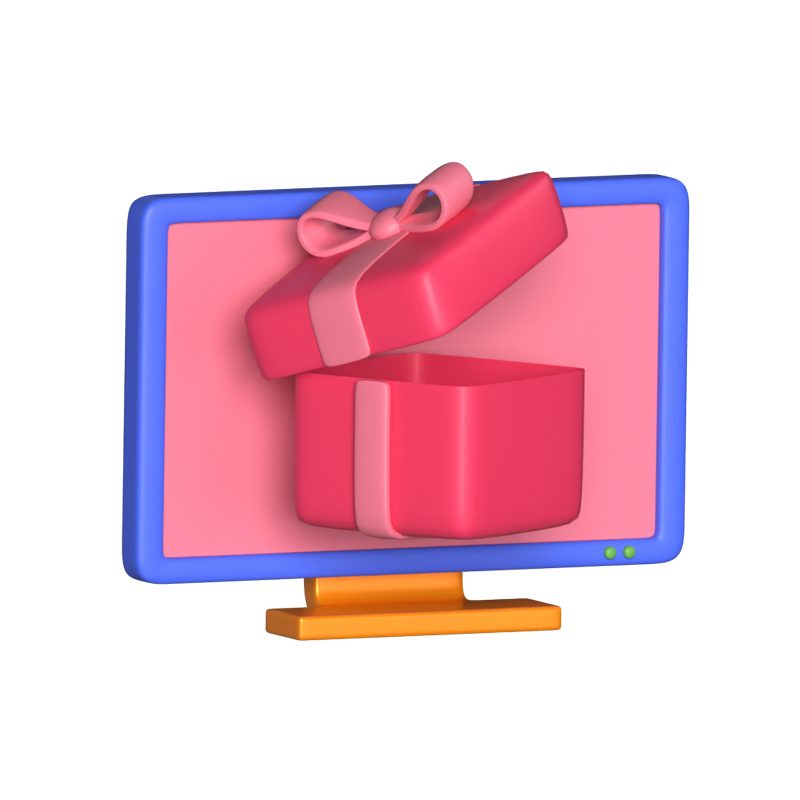 Virtual Gifts 3D Animated Icon 3D Graphic