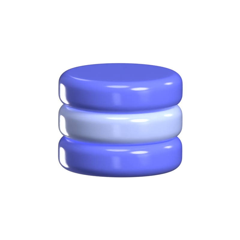 Triple Cylinder Loading Animated 3D Icon 3D Graphic