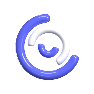 Rotating Line Circle Loading Animated 3D Icon 3D Graphic