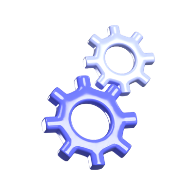 Gear Loading Animated 3D Icon 3D Graphic