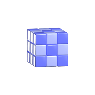Cube Loading Animated 3D Icon 3D Graphic