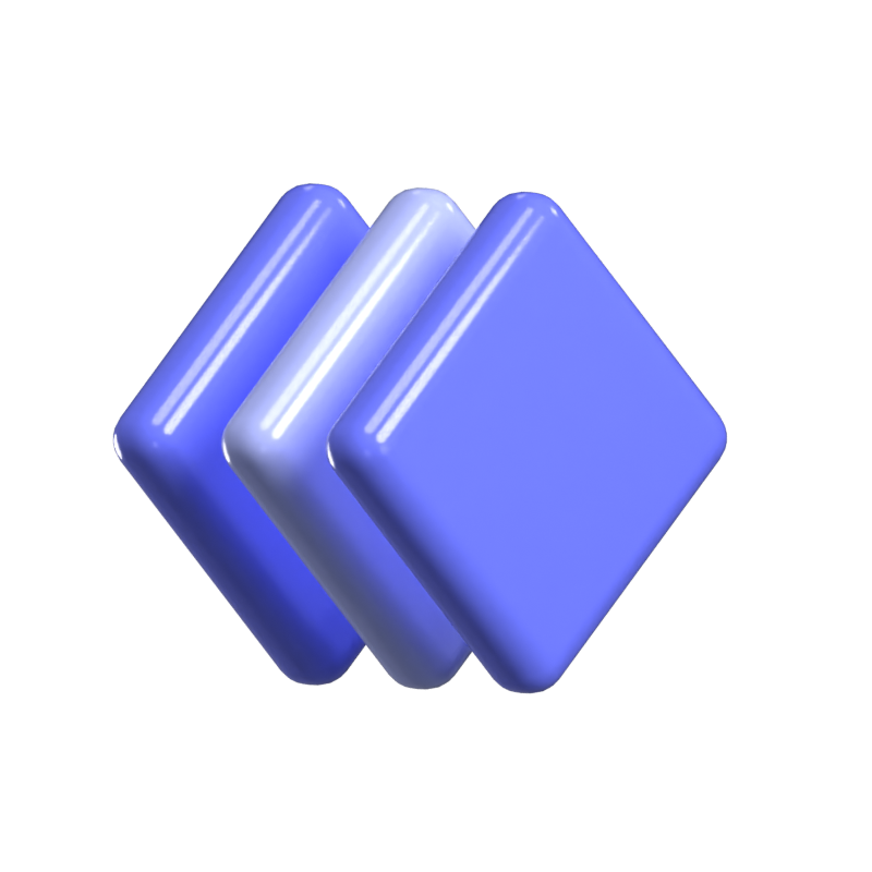 Triple Plane Loading Animated 3D Icon 3D Graphic