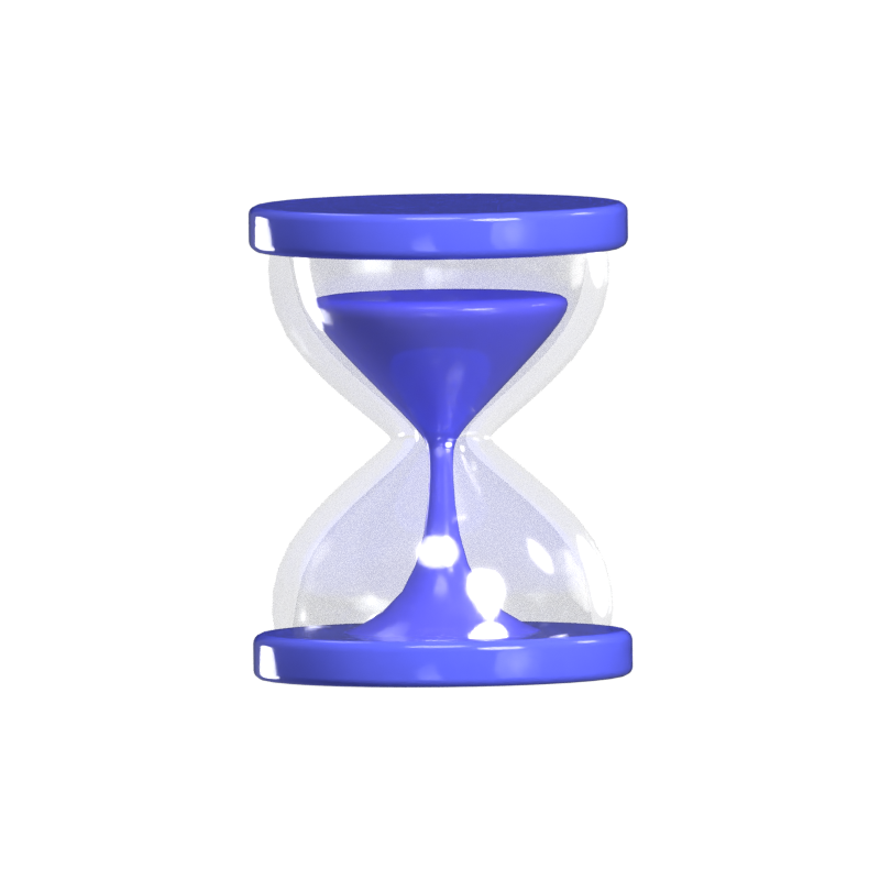 Timer Laden Animiertes 3D-Symbol 3D Graphic