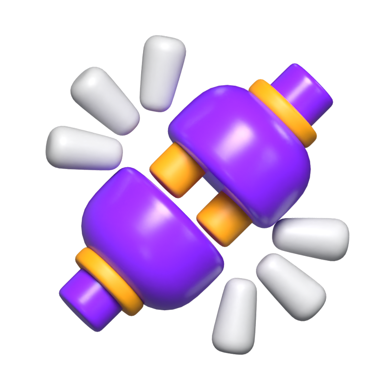 Keine Verbindung 3D-Symbol Modell für UI 3D Graphic