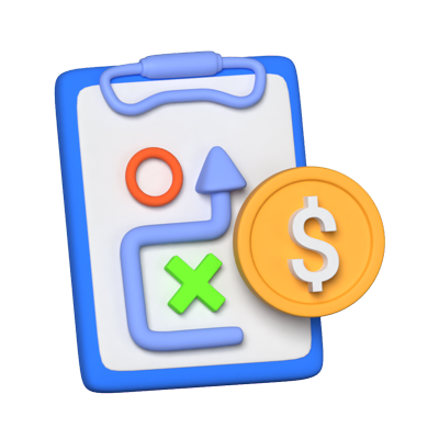 Pricing Strategy 3D Animated Icon 3D Graphic
