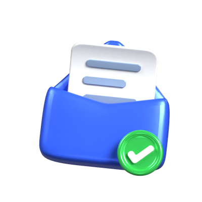Email Sent Animated 3D Icon 3D Graphic