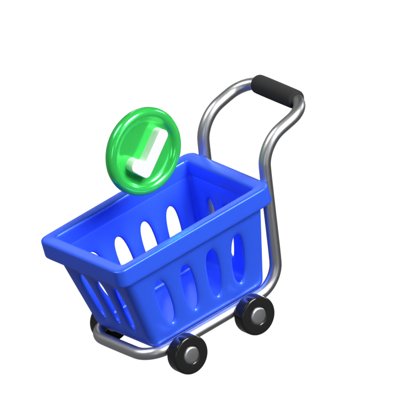 Added To Cart Animated 3D Icon 3D Graphic