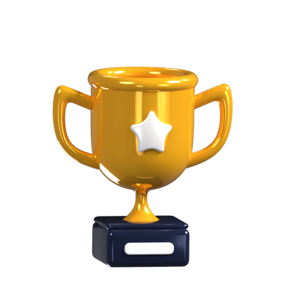 Trophy Animated 3D Icon 3D Graphic