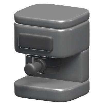 Espresso Machine 3D Icon Model 3D Graphic