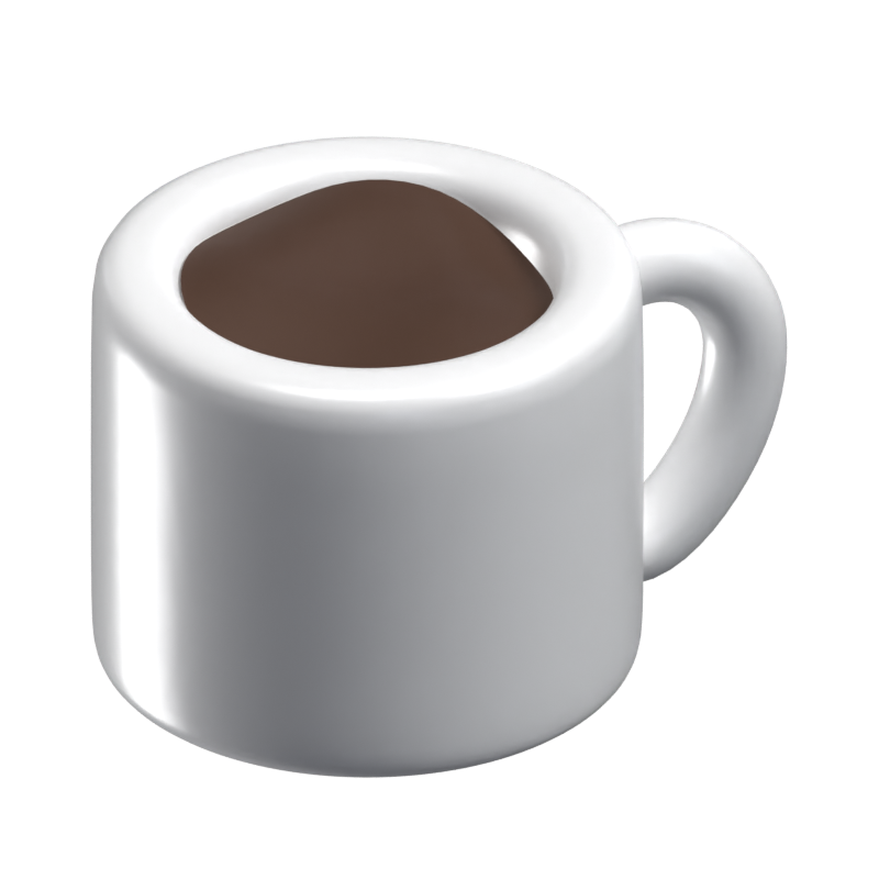 Coffee Mug 3D Icon Model 3D Graphic